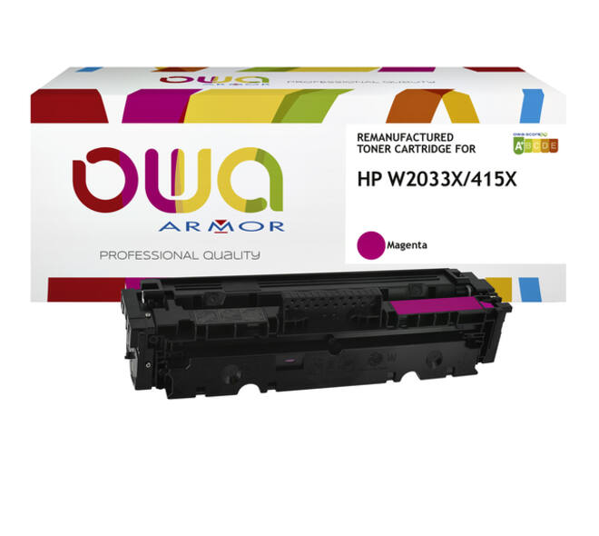 Tonercartridge OWA alternatief tbv HP W2033X rood
