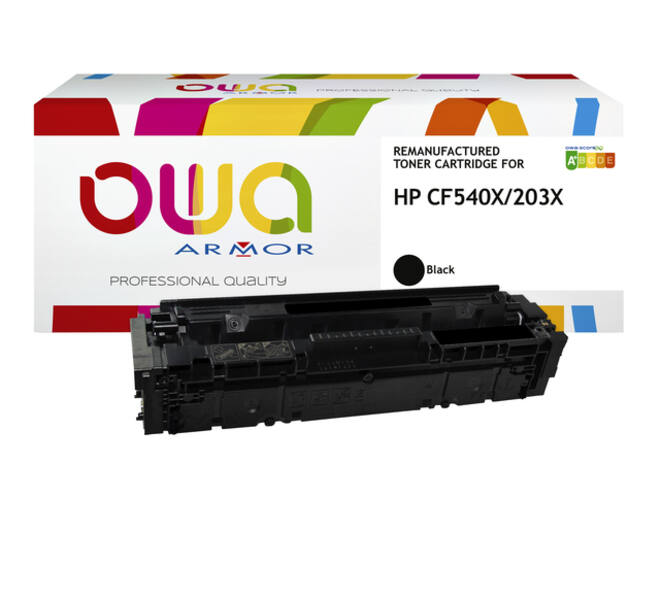 Tonercartridge OWA alternatief tbv HP CF540X zwart
