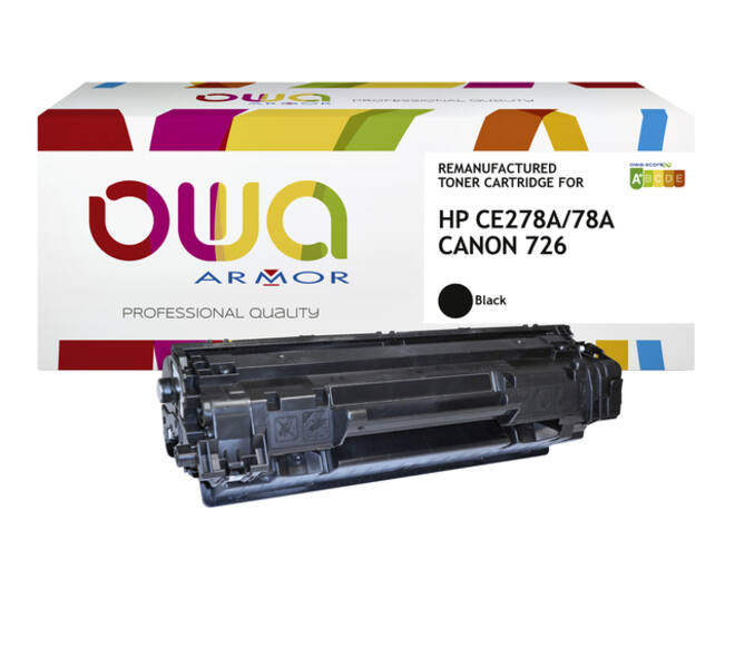 Tonercartridge OWA alternatief tbv HP CE278A zwart