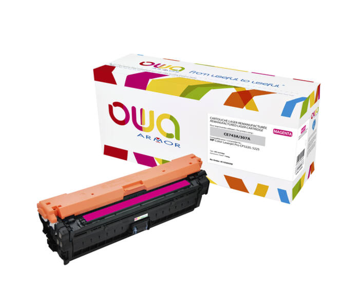 Tonercartridge OWA alternatief tbv HP CE743A rood