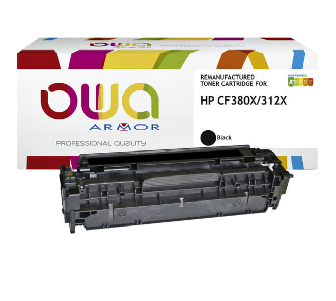 Tonercartridge OWA alternatief tbv HP CF380X zwart
