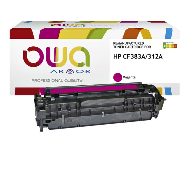 Tonercartridge OWA alternatief tbv HP CF383A rood