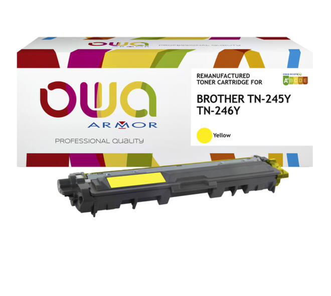 Toner OWA alternatief tbv Brother TN-245Y geel