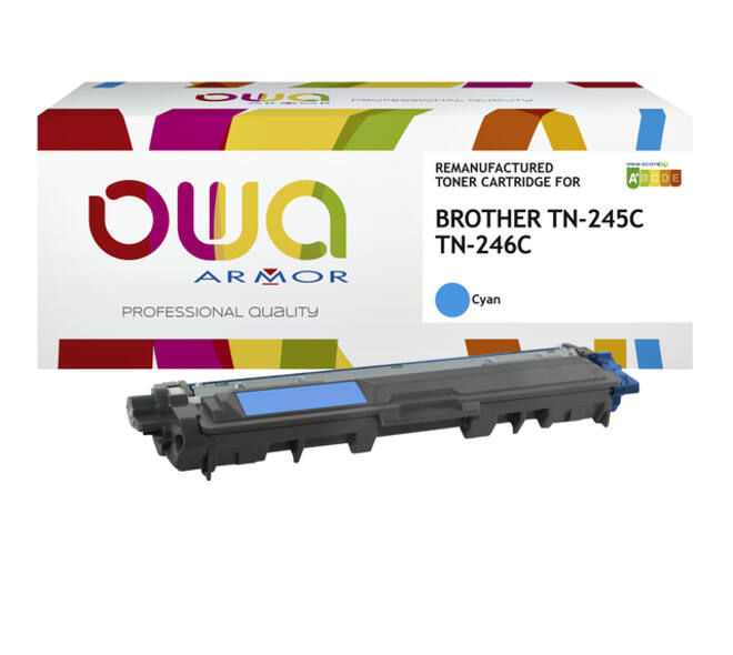 Toner OWA alternatief tbv Brother TN-245C blauw