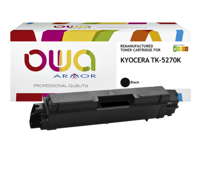 Toner OWA alternatief tbv Kyocera TK-5270K zwart