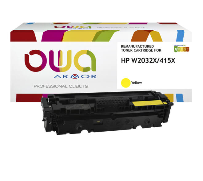 Tonercartridge OWA alternatief tbv HP W2032X geel