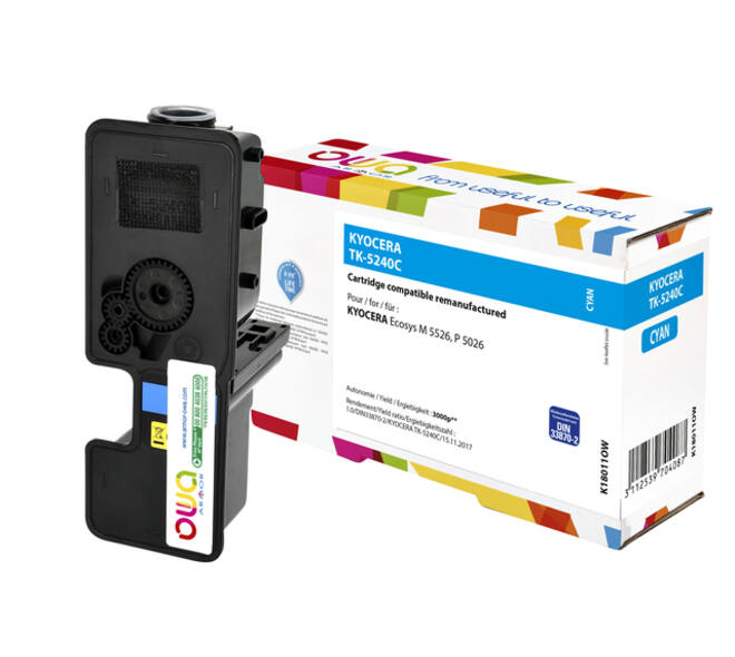 Toner OWA alternatief tbv Kyocera TK-5240C blauw
