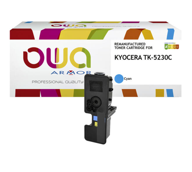 Toner OWA alternatief tbv Kyocera TK-5230C blauw