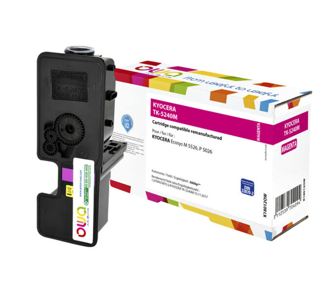 Toner OWA alternatief tbv Kyocera TK-5240M rood