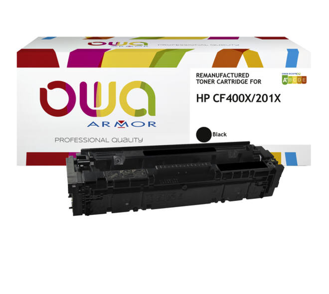 Tonercartridge OWA alternatief tbv HP CF400X zwart