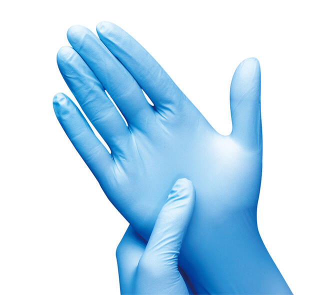 Handschoen Hynex nitril XL blauw 3.5g pak à 100 stuks