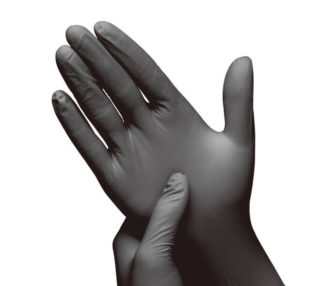 Handschoen Hynex nitril XL zwart 3.5g pak à 100 stuks
