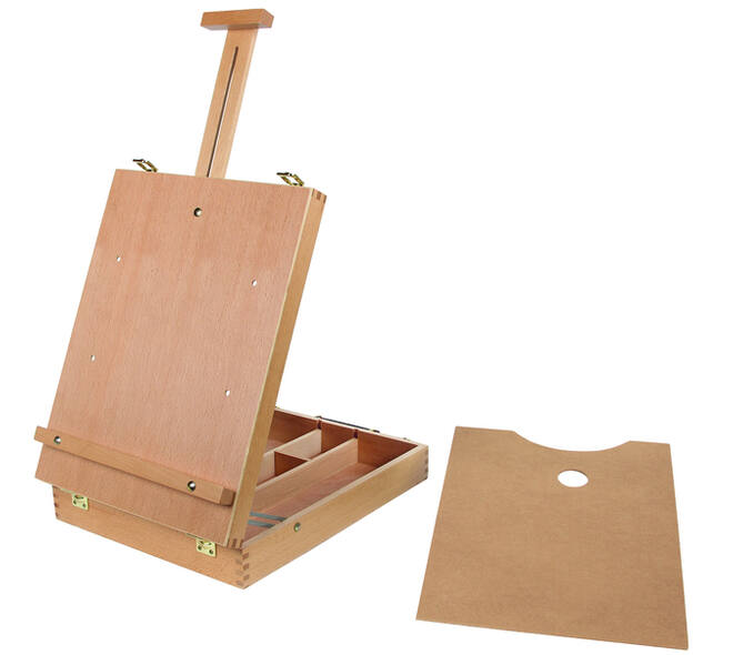 Kist ezel Conda hout 42x33x8.5cm