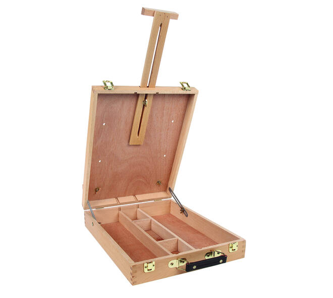 Kist ezel Conda hout 42x33x8.5cm