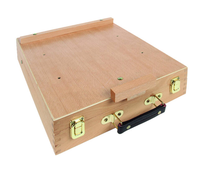 Kist ezel Conda hout 42x33x8.5cm