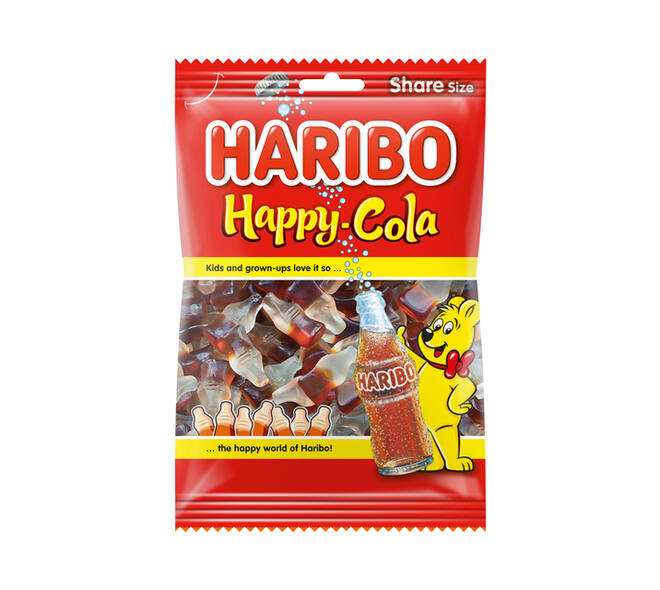 Snoep Haribo Happy Cola zak 250gr