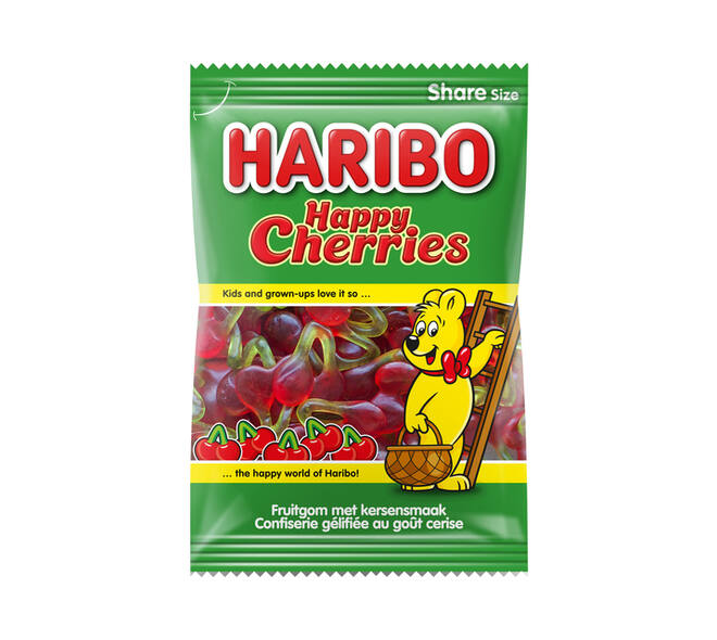 Snoep Haribo Kersen zak 250gr