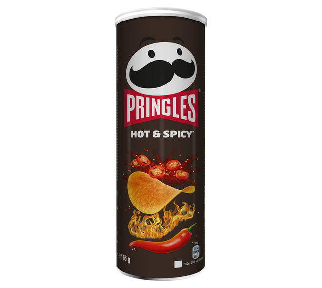 Chips Pringles hot spicy 165gr
