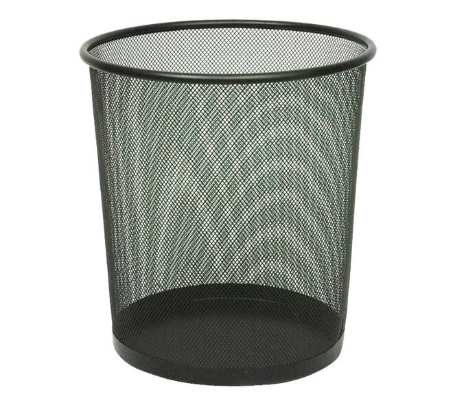Papierbak Vepa Bins rond 19 liter zwart