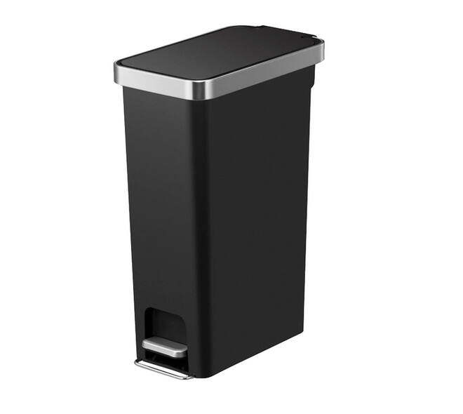 Pedaalemmer EKO Hana Slim 40 liter zwart