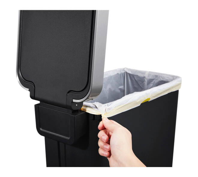 Pedaalemmer EKO Hana Slim 40 liter zwart