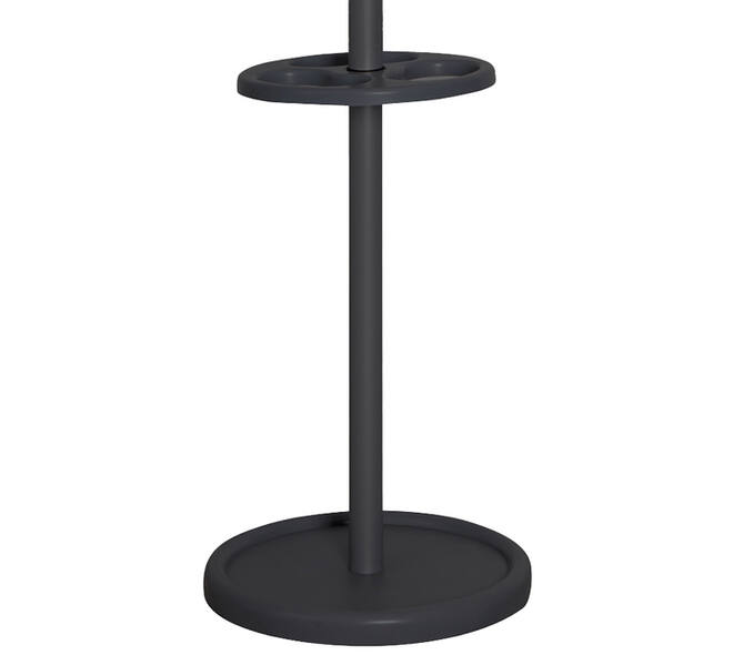 Kapstok Vepa Bins Crown 18 haken staand zwart