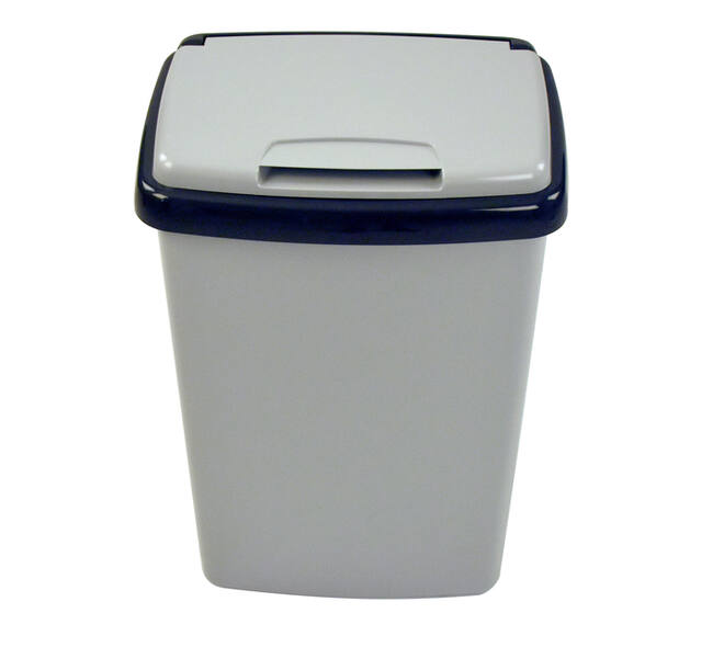 Afvalbak Vepa Bins bekerinzet 5-gaats 50 liter grijs