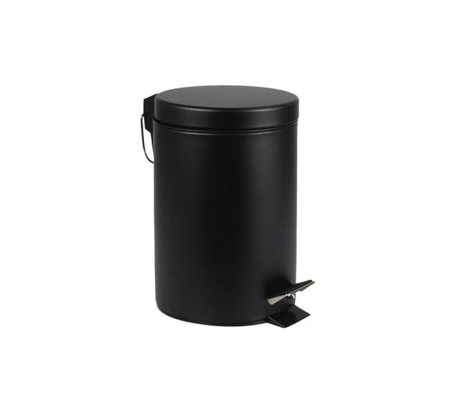 Pedaalemmer BRASQ 3 liter zwart