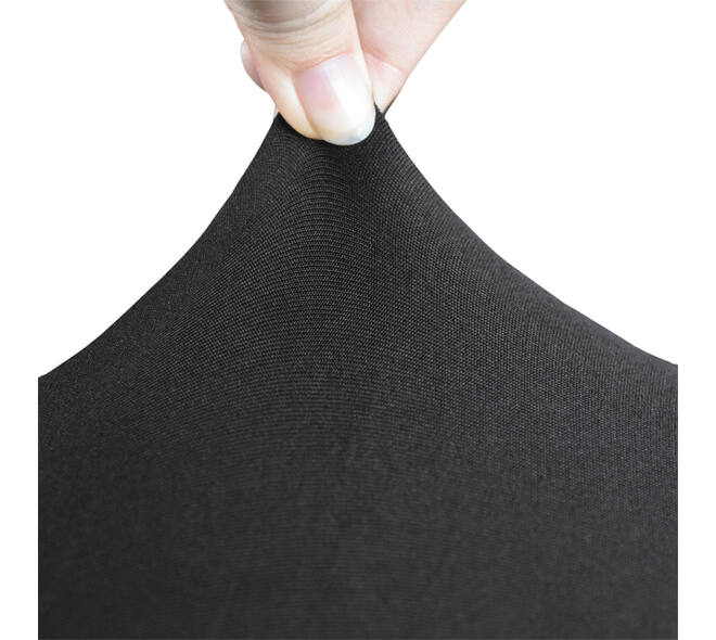 Tafelrok BRASQ voor statafel 80cm zwart