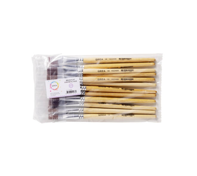 Kwast Qrea synthetisch haar nr 14 breedte 15,3mm