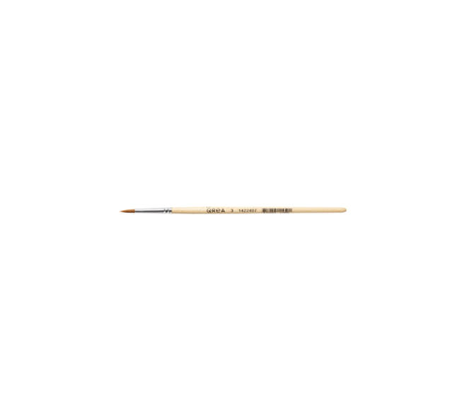 Penseel Qrea synthetisch haar nr 3 breedte 3,0mm
