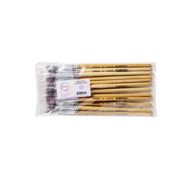 Kwast Qrea synthetisch haar nr 12 breedte 12,3mm