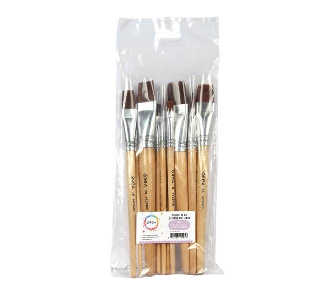 Kwast Qrea synthetisch set à 11 breedtes