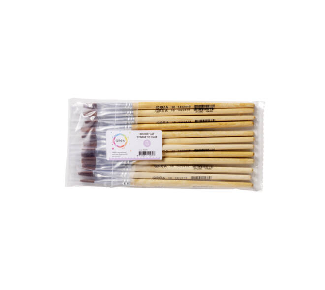 Kwast Qrea synthetisch haar nr 10 breedte 9,4mm