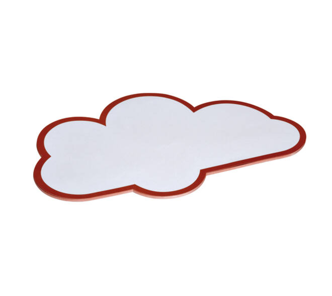 Workshopkaarten MAUL wolk 27x43cm wit 20 stuks