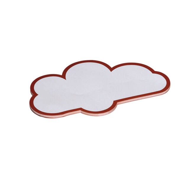 Workshopkaarten MAUL wolk 14x23cm wit 20 stuks