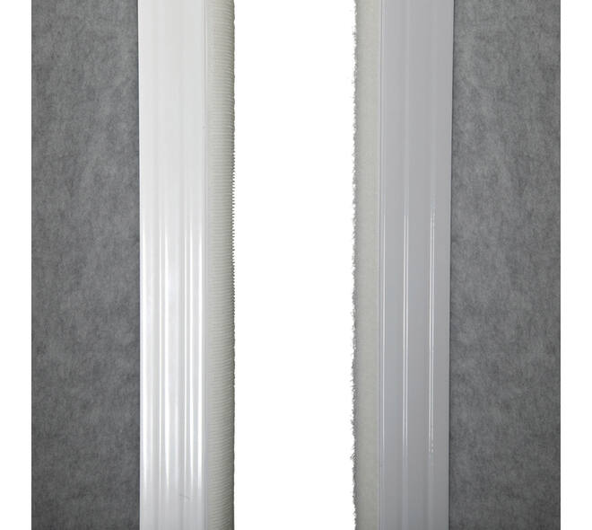 Scheidingswand MAUL akoestiek lichtgrijs/whiteboard voet