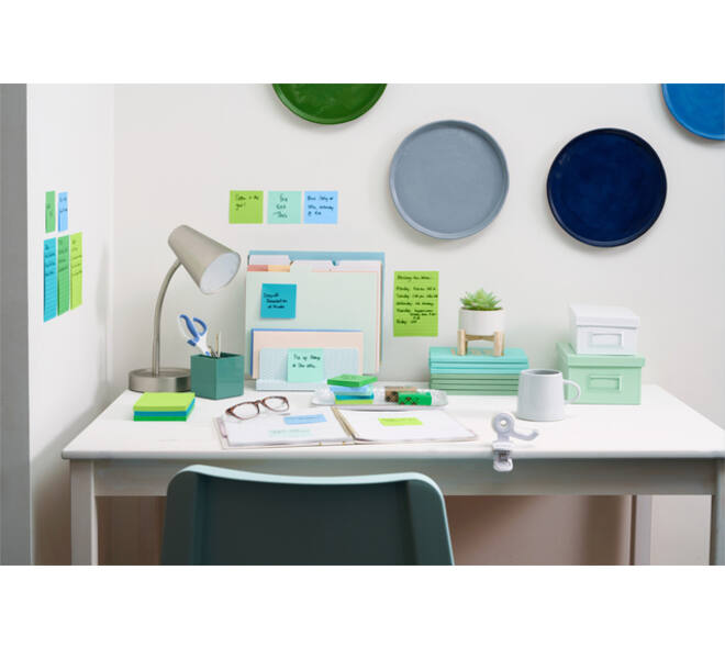 Memoblok 3M Post-it 655 76mmx127mm Super Sticky Oasis 5 stuks