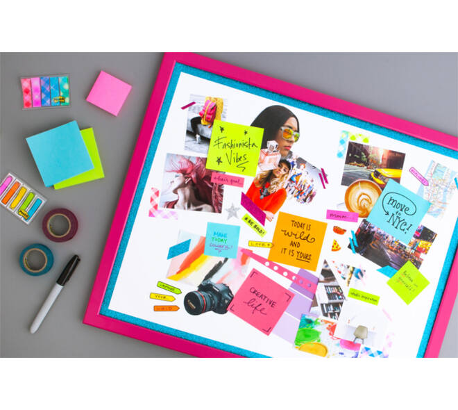 Memoblok 3M Post-it 2051 51x51mm assorti kleur 400 vel