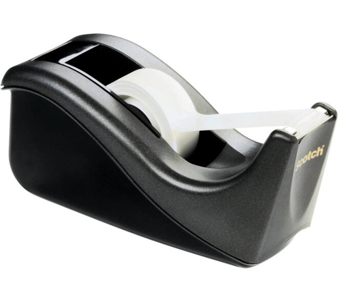 Plakbandhouder Scotch C60 zwart + 4 rollen Magic tape 19mmx33m 5 stuks