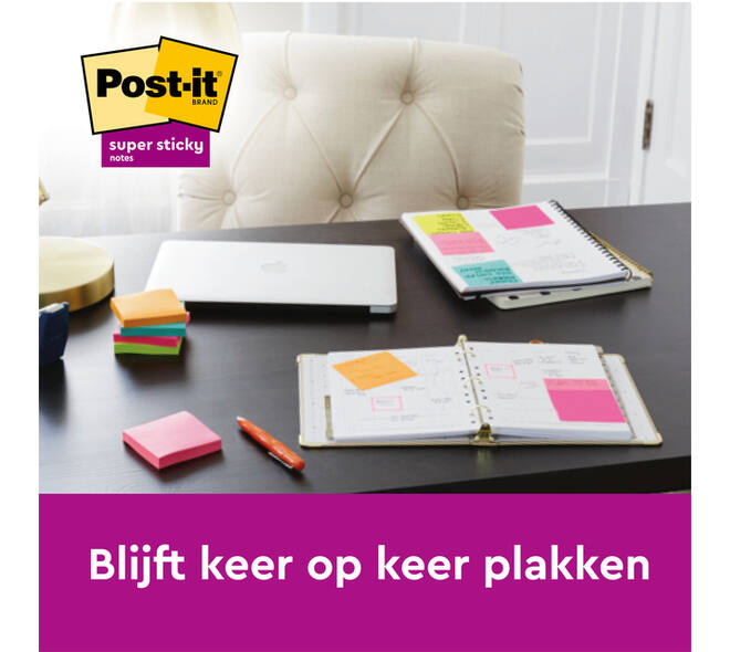 Memoblokdispenser 3M tbv Post-it Z-Note 76x76mm transparant + 12 blok Z-notes