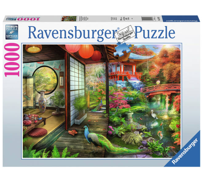 Puzzel Ravensburger Theehuis Japanse tuin 1000 stukjes
