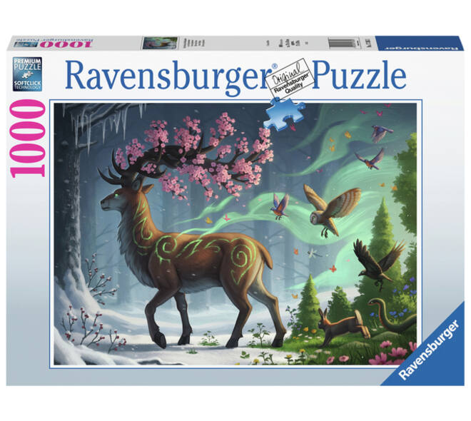 Puzzel Ravensburger Hert van de lente 1000 stukjes