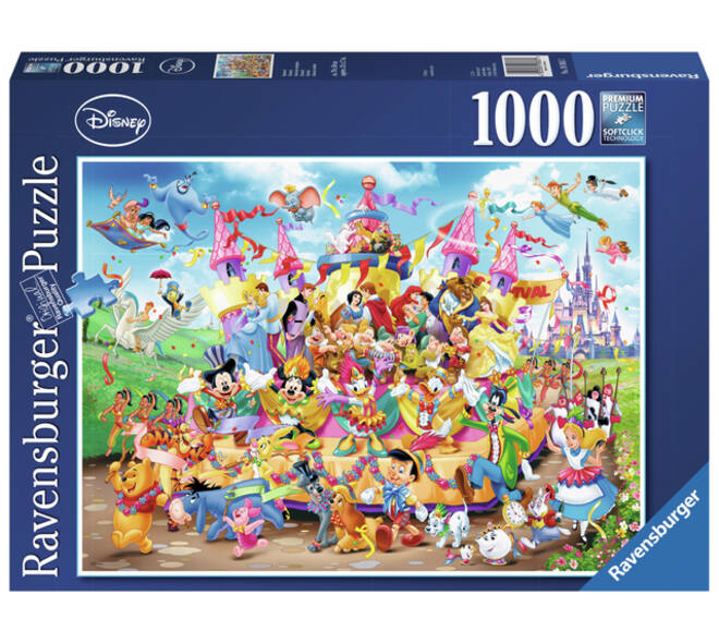 Puzzel Ravensburger Disney optocht 1000 stukjes