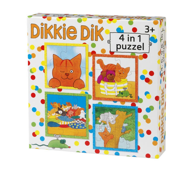 Puzzel Dikkie Dik 4 in 1
