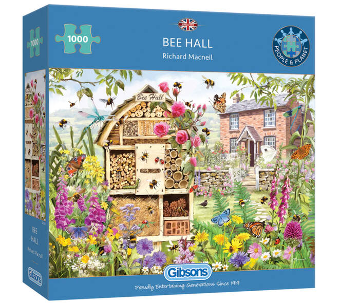 Puzzel Gibsons Bee Hall 1000 stukjes