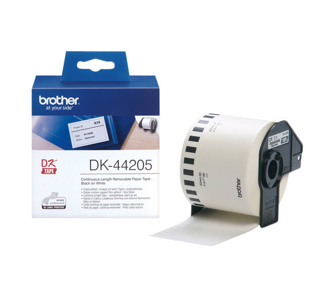 Etiket Brother DK-44205 doorlopend 62mm 1 rol á 30m wit