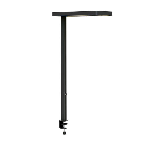 Werkplek tafelklem MAUL Javal LED dimbaar hg 120cm zwart