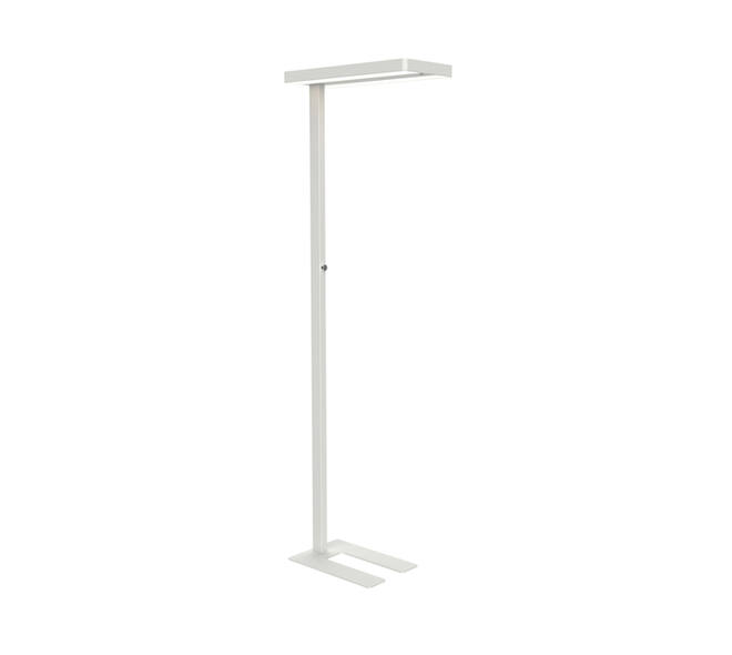 Vloerlamp MAUL Juvis LED beweging- daglichtsensor dimbaar hg 195cm wit