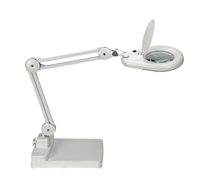 Loeplamp MAUL Viso LED met voet wit